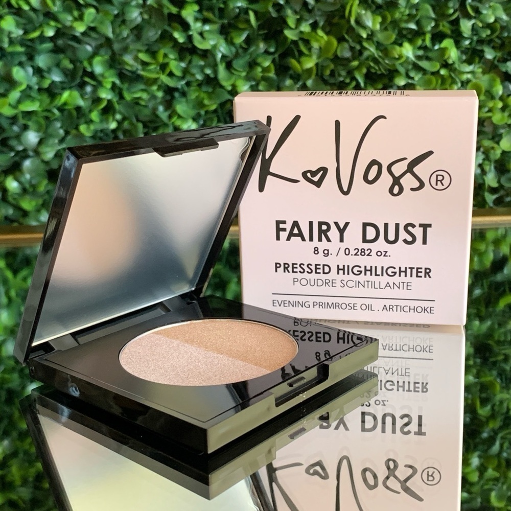 KVoss Fairy Dust Pressed Highlighter Palette | NEW | Moonlight+Starkissed K Voss